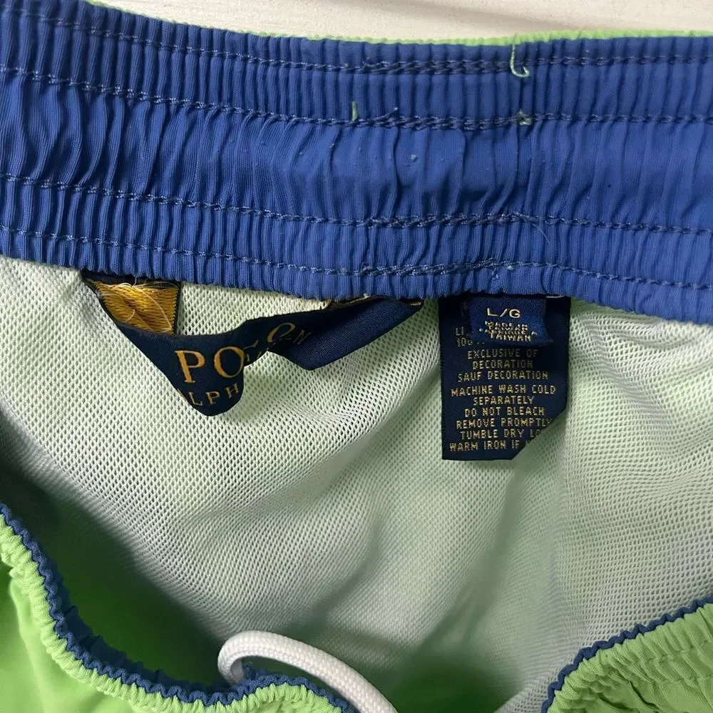 POLO RALPH LAUREN✨Green Swim Shorts✨large 30/5
